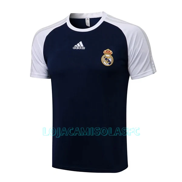 Camisolas de Treino Real Madrid Homem 2022/23 Azul Branco