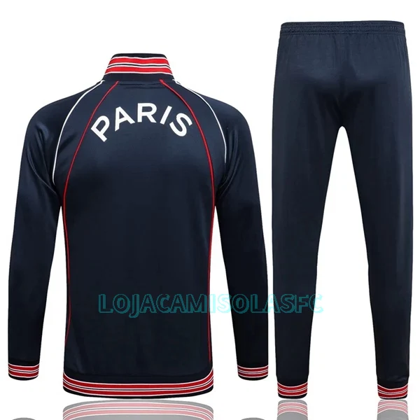 Casaco de Treino Conjunto Paris Saint-Germain Homem 2022/23 Azul Vermelho