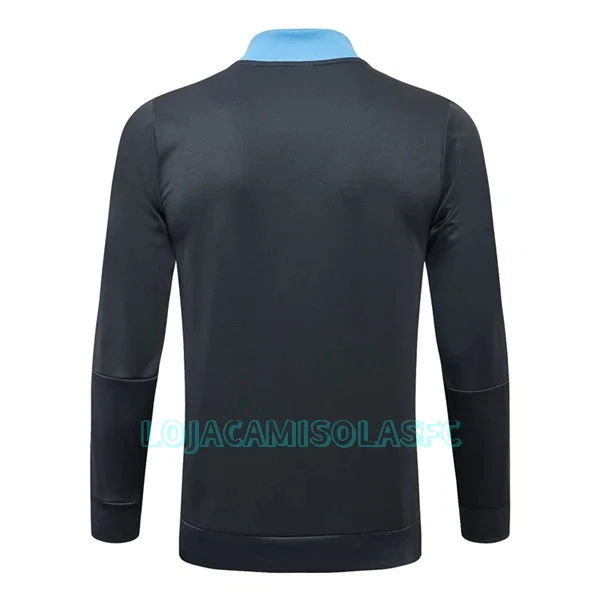 Casaco de Treino Conjunto Real Madrid Homem 2022/23 Azul Cinza Escuro