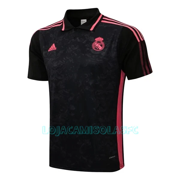 Polo de Treino Real Madrid Homem 2022/23 Preta