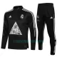 Sweat de Treino Conjunto Real Madrid Criança Quarto-Zíper 2022/23 Preta