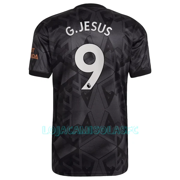Camisola Arsenal G.Jesus 9 Homem Equipamento 2ª 2022/23