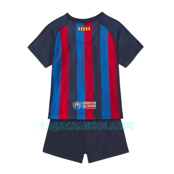 Camisola FC Barcelona Criança Equipamento 1ª 2022/23