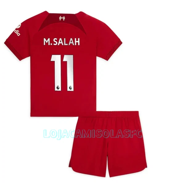 Camisola Liverpool M.Salah 11 Criança Equipamento 1ª 2022/23