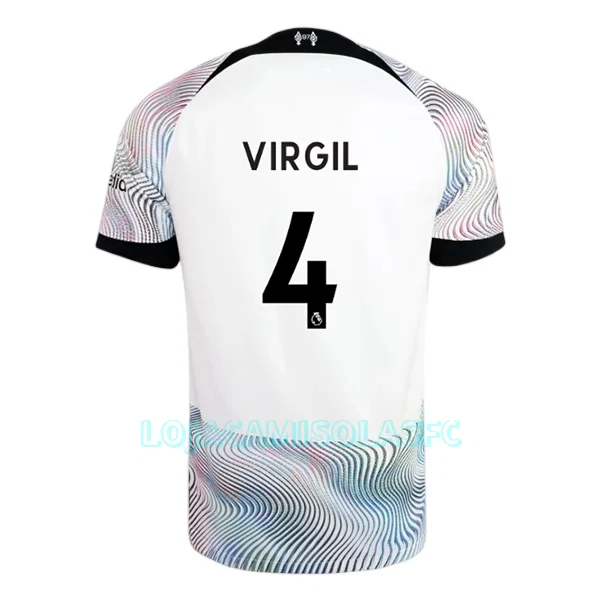 Camisola Liverpool Virgil 4 Homem Equipamento 2ª 2022/23