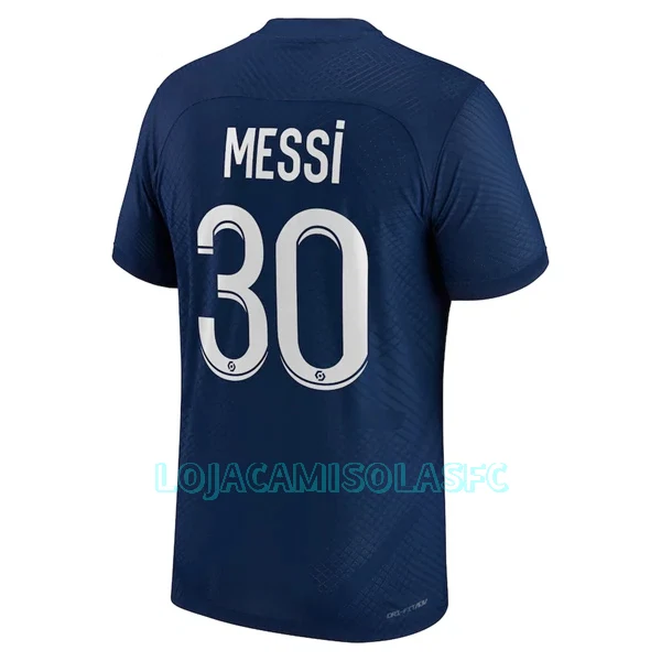 Camisola Paris Saint-Germain Messi 30 Homem Equipamento 1ª 2022/23