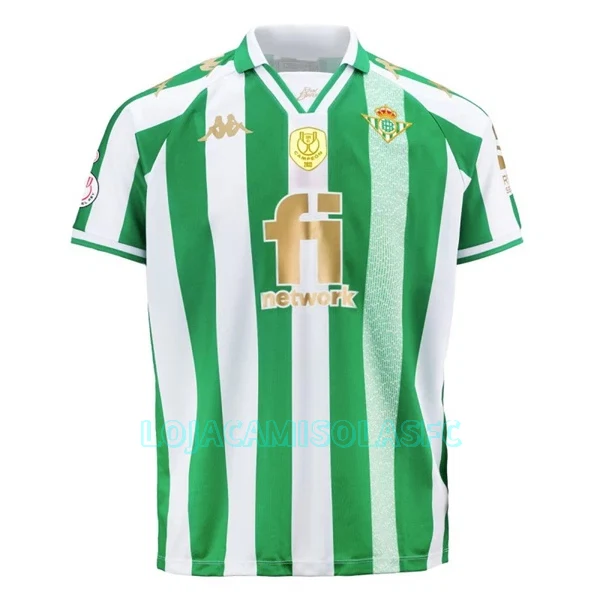 Camisola Real Betis Copa Del Rey Final Homem Equipamento 1ª 2022/23