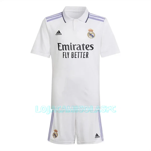 Camisola Real Madrid Criança Equipamento 1ª 2022/23