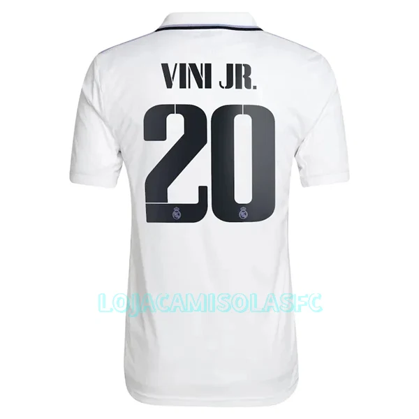 Camisola Real Madrid Vini Jr. 20 Homem Equipamento 1ª 2022/23