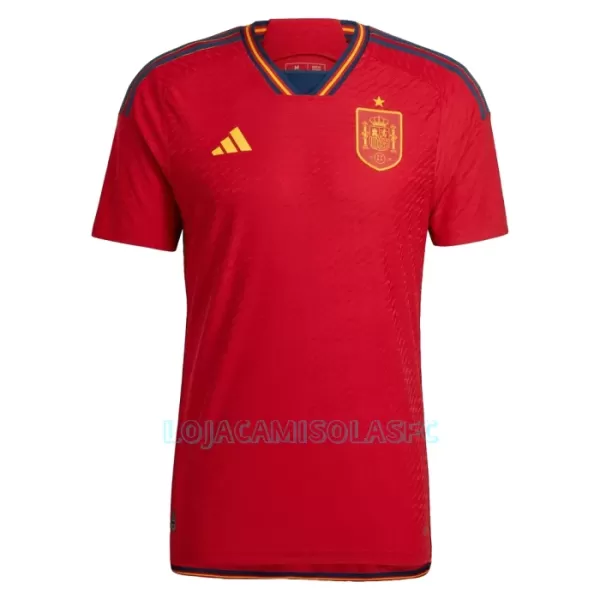 Camisola Espanha Homem Equipamento 1ª Mundial 2022