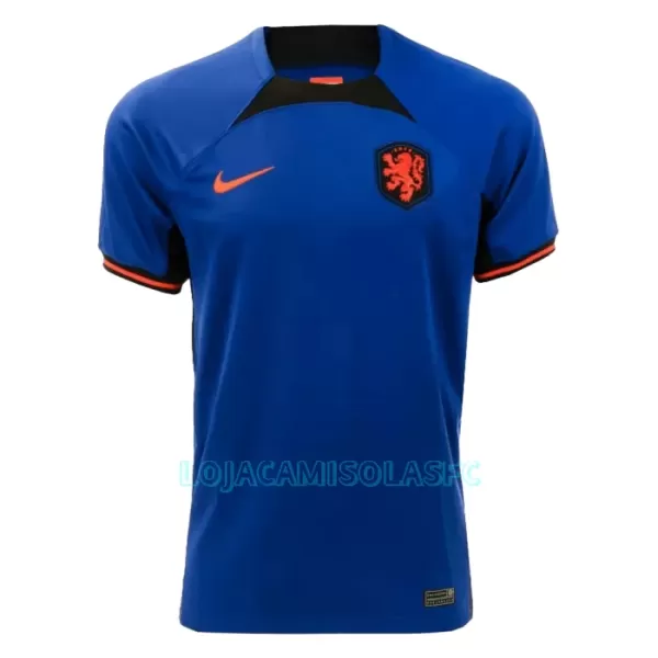 Camisola Holanda Homem Equipamento 2ª Mundial 2022