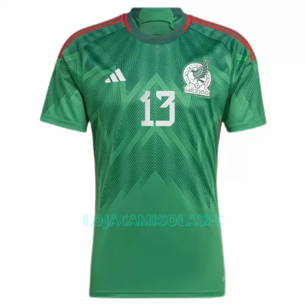 Camisola México G.OCHOA 13 Homem Equipamento 1ª Mundial 2022