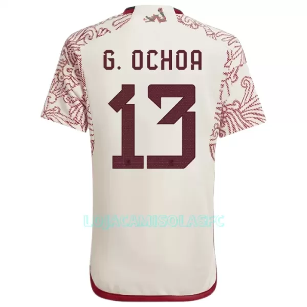 Camisola México G.OCHOA 13 Homem Equipamento 2ª Mundial 2022