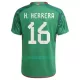 Camisola México H.HERRERA 16 Homem Equipamento 1ª Mundial 2022