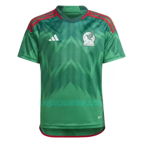 Camisola México Homem Equipamento 1ª Mundial 2022