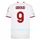 Camisola AC Milan Giroud 9 Homem Equipamento 2ª 2022/23