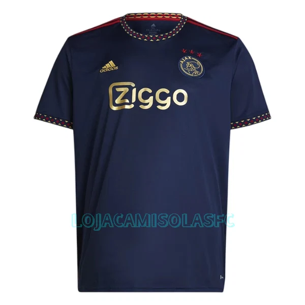 Camisola Ajax Amsterdam Homem Equipamento 2ª 2022/23