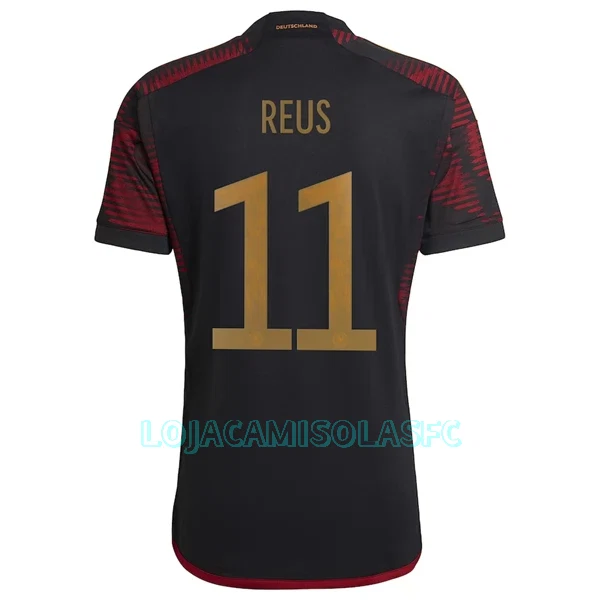 Camisola Alemanha Reus 11 Homem Equipamento 2ª Mundial 2022