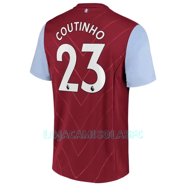 Camisola Aston Villa Coutinho 23 Homem Equipamento 1ª 2022/23