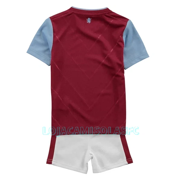 Camisola Aston Villa Criança Equipamento 1ª 2022/23