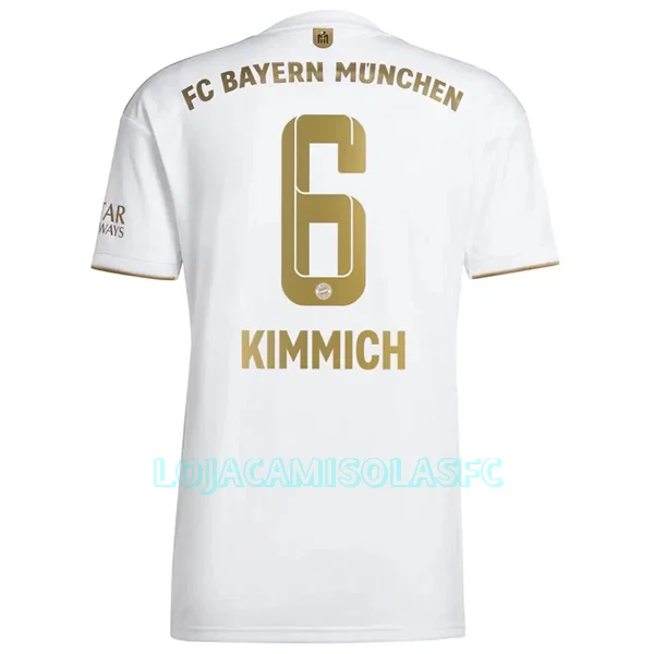 Camisola FC Bayern de Munique Kimmich 6 Homem Equipamento 2ª 2022/23