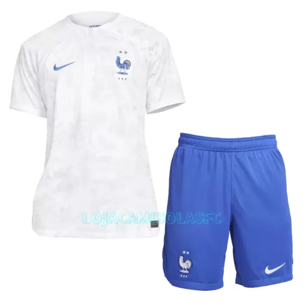 Camisola França Criança Equipamento 2ª Mundial 2022