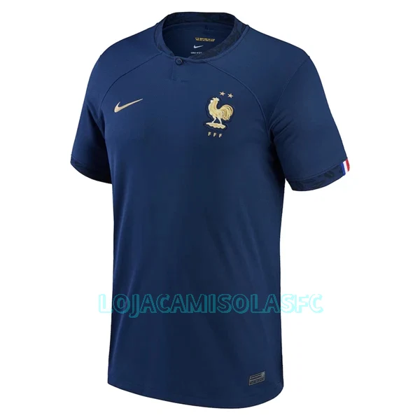 Camisola França Pogba 6 Homem Equipamento 1ª Mundial 2022