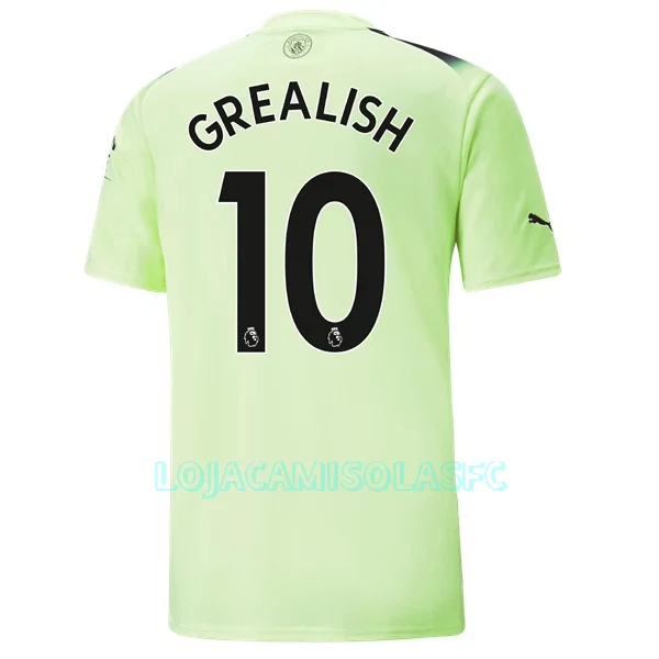 Camisola Manchester City Grealish 10 Homem Equipamento 3ª 2022/23