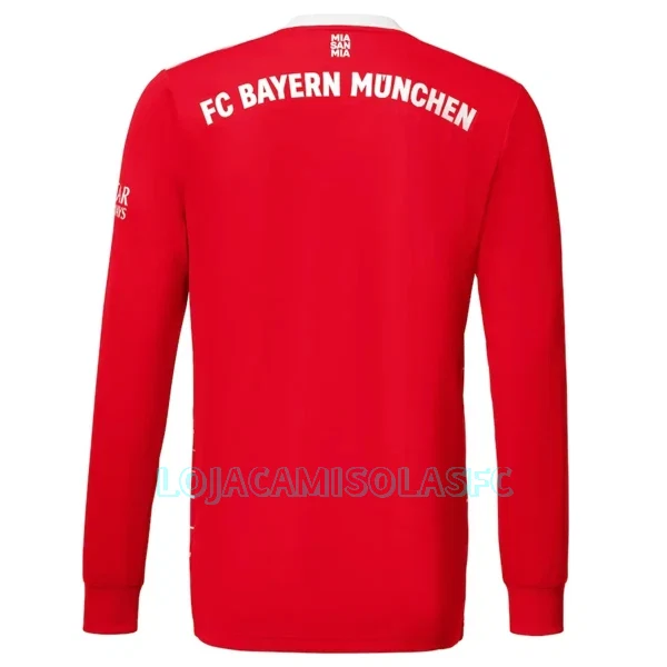 Camisola Manga Comprida FC Bayern de Munique Homem Equipamento 1ª 2022/23