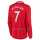 Camisola Manga Comprida Manchester United Ronaldo 7 Homem Equipamento 1ª 2022/23