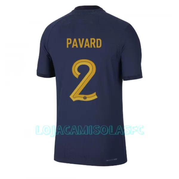 Camisola França Benjamin Pavard 2 Homem Equipamento 1ª Mundial 2022