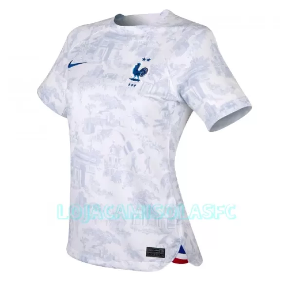 Camisola França Mulher Equipamento 2ª Mundial 2022