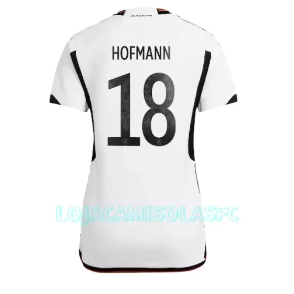 Camisola Alemanha Jonas Hofmann 18 Mulher Equipamento 1ª Mundial 2022