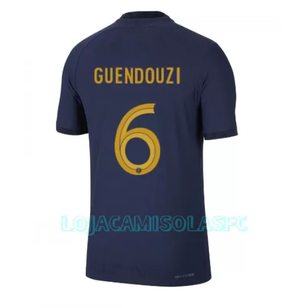 Camisola França Matteo Guendouzi 6 Homem Equipamento 1ª Mundial 2022