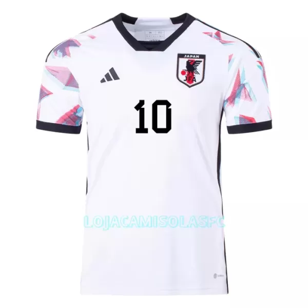 Camisola Japão MINAMINO 10 Homem Equipamento 2ª Mundial 2022