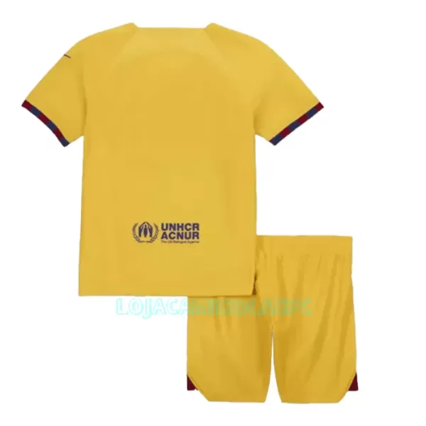 Camisola Barcelona Criança Equipamento 4ª 2022/23