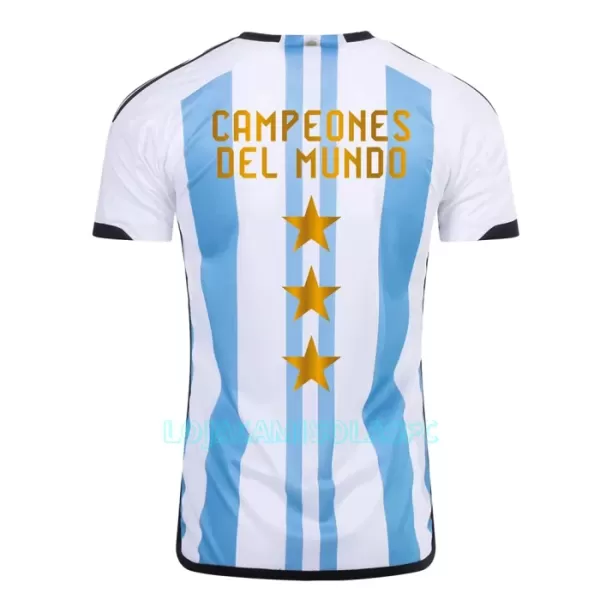 Camisola Champions Argentina 3 Star Homem Equipamento 1ª Mundial 2022
