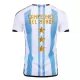 Camisola Champions Argentina 3 Star Homem Equipamento 1ª Mundial 2022