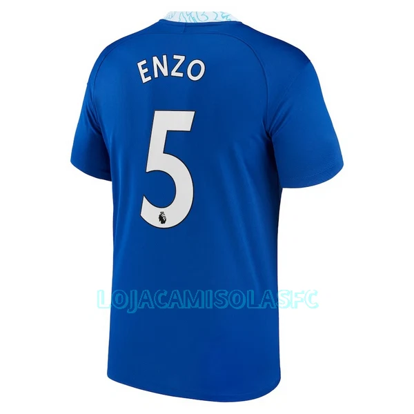 Camisola Chelsea Enzo 5 Homem Equipamento 1ª 2022/23