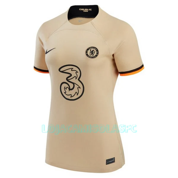 Camisola Chelsea Mulher Equipamento 3ª 2022/23