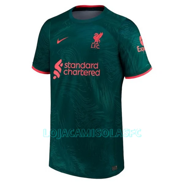 Camisola Liverpool Criança Equipamento 3ª 2022/23