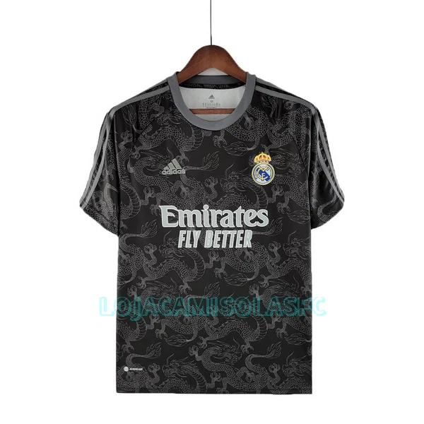 Camisola Real Madrid Dragon Homem 2022/23 Preta - Especial