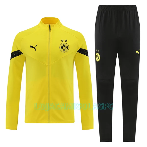 Sweat de Treino Conjunto Borussia Dortmund Homem 2022/23 Amarela