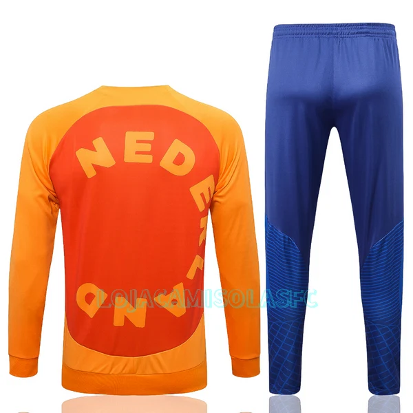 Sweat de Treino Conjunto Holanda Homem 2022/23 Laranja