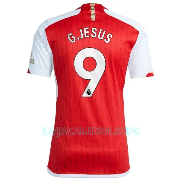 Camisola Arsenal G. Jesus 9 Homem Equipamento 1ª 2023/24