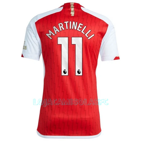 Camisola Arsenal Martinelli 11 Criança Equipamento 1ª 2023/24