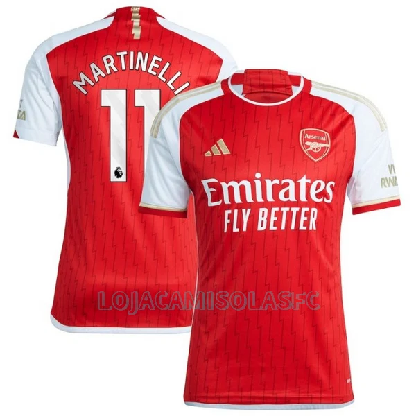 Camisola Arsenal Martinelli 11 Homem Equipamento 1ª 2023/24