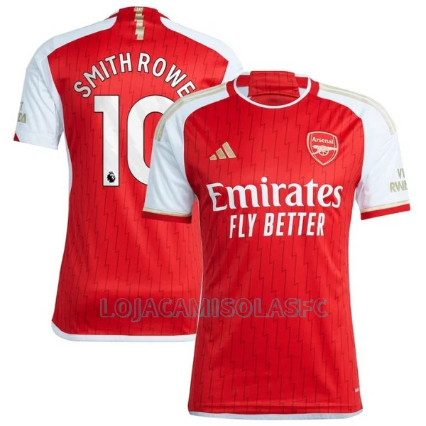 Camisola Arsenal Smith Rowe 10 Homem Equipamento 1ª 2023/24