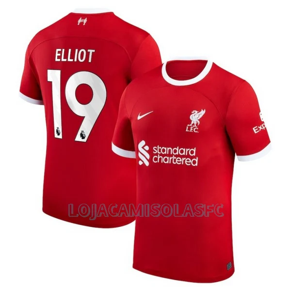 Camisola Liverpool Elliot 19 Homem Equipamento 1ª 2023/24