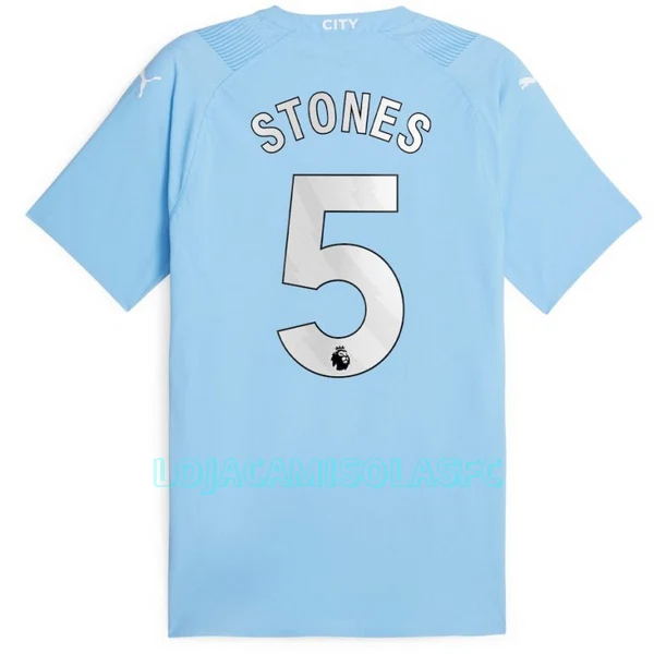 Camisola Manchester City Stones 5 Homem Equipamento 1ª 2023/24